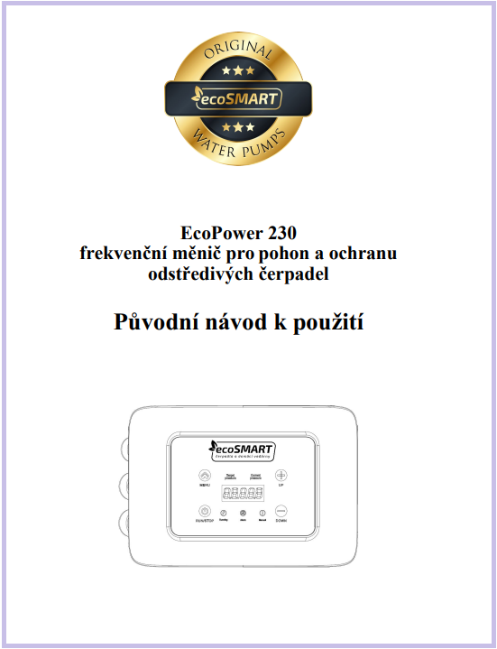 Manuál Ecopower 230 2023